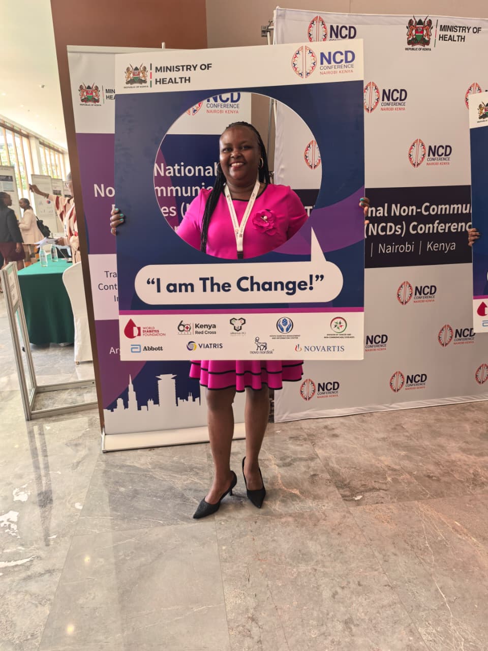 Dr. Lilian Karoki, CNCDC during a past event