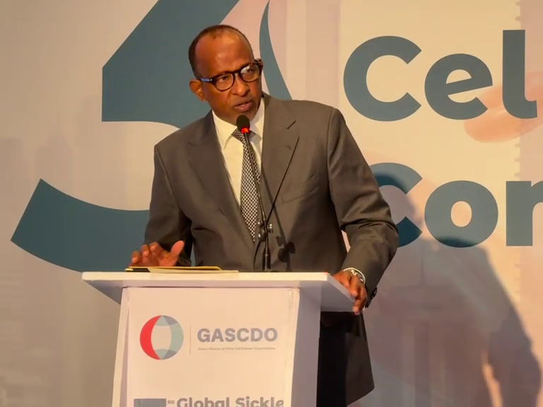 Health Cabinet Secretary Aden Duale Speaking during the third global sickle cell disease conference in Nairobi on Tuesday 1 September